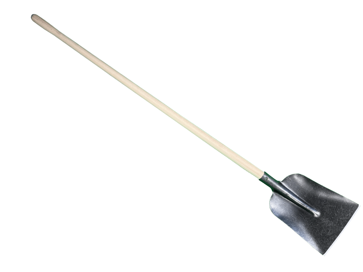 Dutch square mouth shovel with 130cm handle